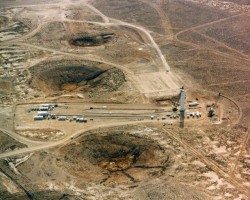 Typical NTS subsidence crater